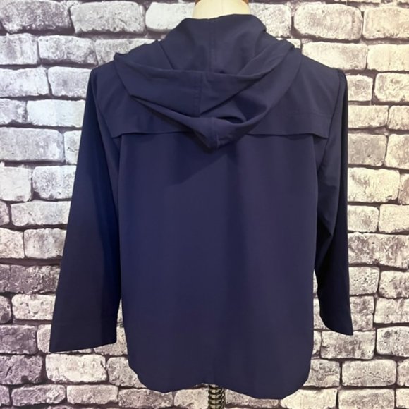 Chico's Zenergy Navy 3/4 Sleeve Jacket Size Small - Picture 6 of 9